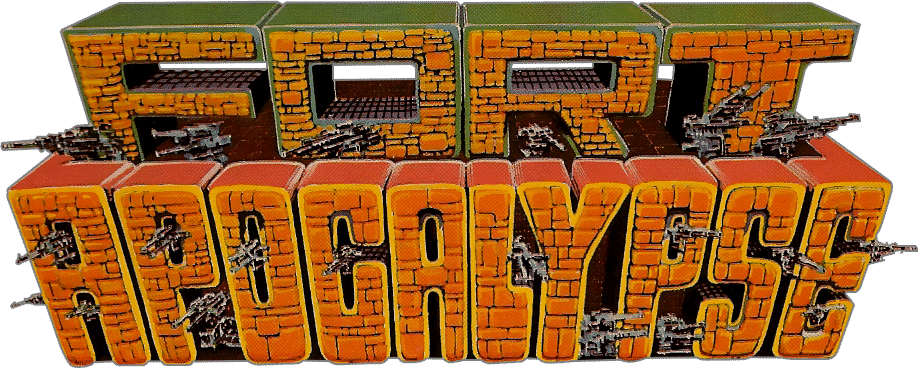 Fort Apocalypse logo for Commodore 64